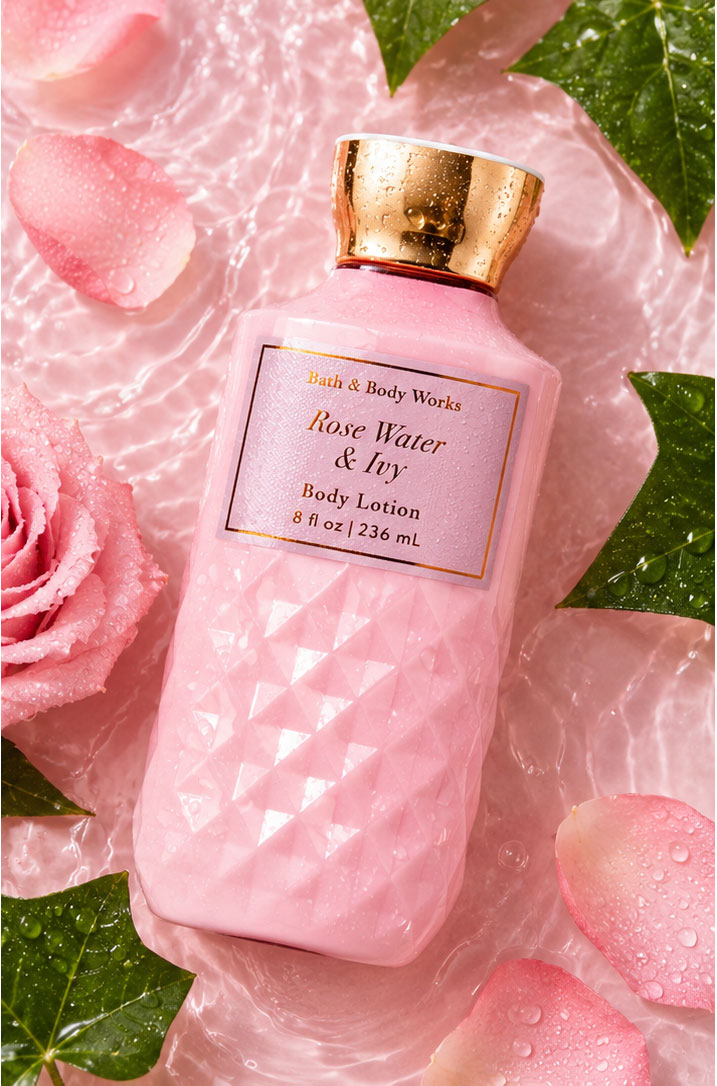 لوسیون بدن Rose Water & Ivy